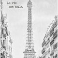 Art Prints of PARIS La vie est belle