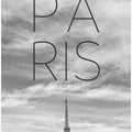 Art Prints of PARIS Eiffel Tower | Text & Skyline
