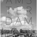 Art Prints of AMSTERDAM Magere Brug | Text & Skyline