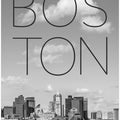 Art Prints of BOSTON Skyline North End & Financial District | Text & Skyline