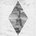 Art Prints of Coordinates NEW YORK CITY Statue of Liberty