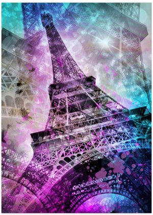 Art Prints of Pop Art Eiffel Tower