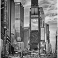 Art Prints of NEW YORK CITY Times Square - Monochrome