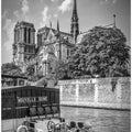 Art Prints of Cathedral Notre-Dame & Seine Riverside