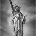 Art Prints of NEW YORK CITY Monochrome Statue of Liberty