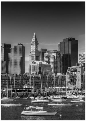 Art Prints of BOSTON Skyline North End & Financial District