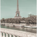 PARIS Eiffel Tower & River Seine | urban vintage style