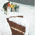 Glacier Calving Cake - Dessert Snow Mountain
