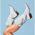 These Boots   Glitter Blue II