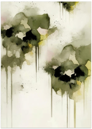 Art Prints of Green pansies