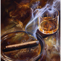 Whiskey and cigar