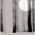 Art Prints of Hidden Moon N°1 | Behind the Trees