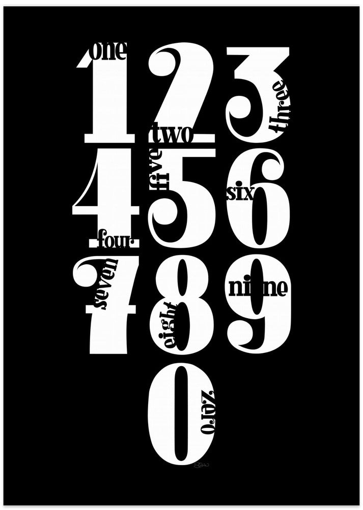 Numbers Black