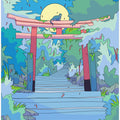 The Cat and the Torii Gate