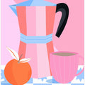 Art Prints of Still Life with Moka Pot