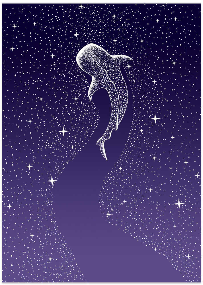 Star Eater Dark Blue To Purple Grad