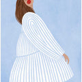 The Woman With the Blue Stripes