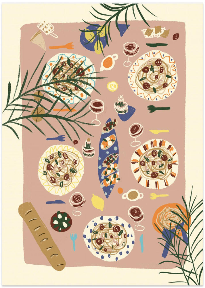 Art Prints of Festive Table