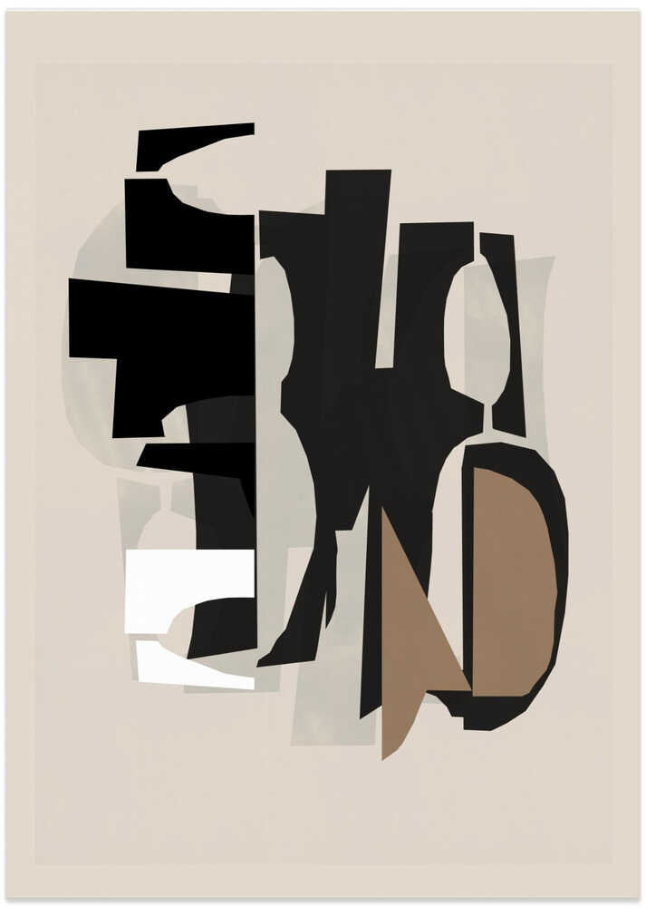 Black and White and Brown Relief 2