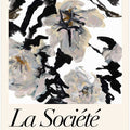 La Société Botanique Balck and White and Cream Flowers 2