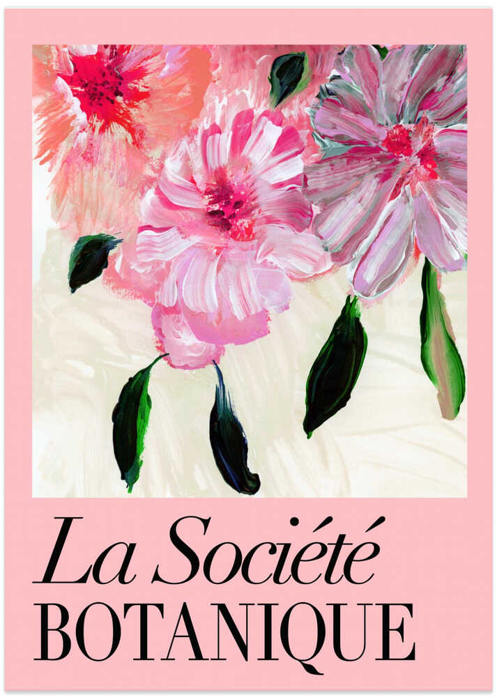 La Société Botanique Pink Flowers