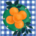 Checkered Citrus Charm