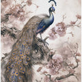 Peacock Chinoiserie Blue Beige