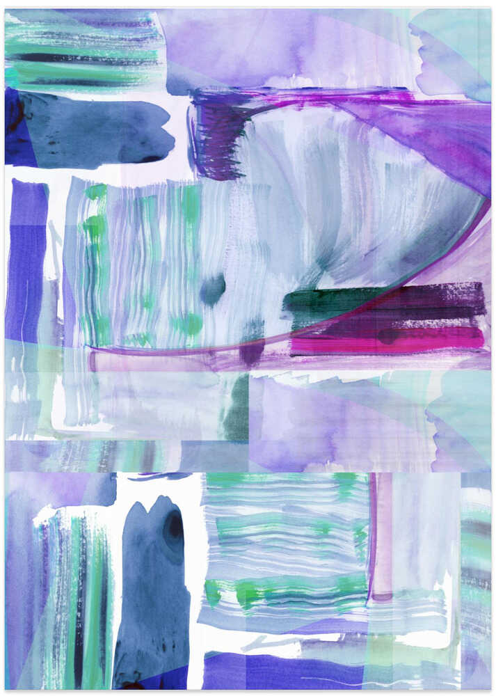 Plum Purple Lilac Abstract 2