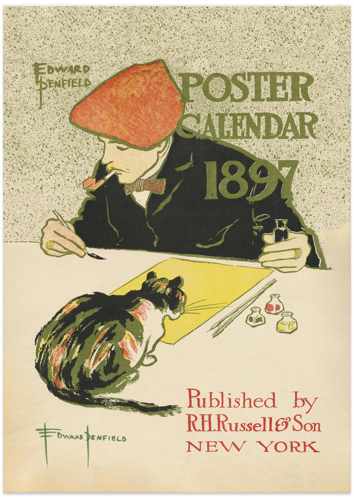 Edward Penfield Self Portrait