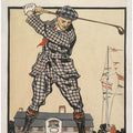 Man Swinging Golf Club (1915)