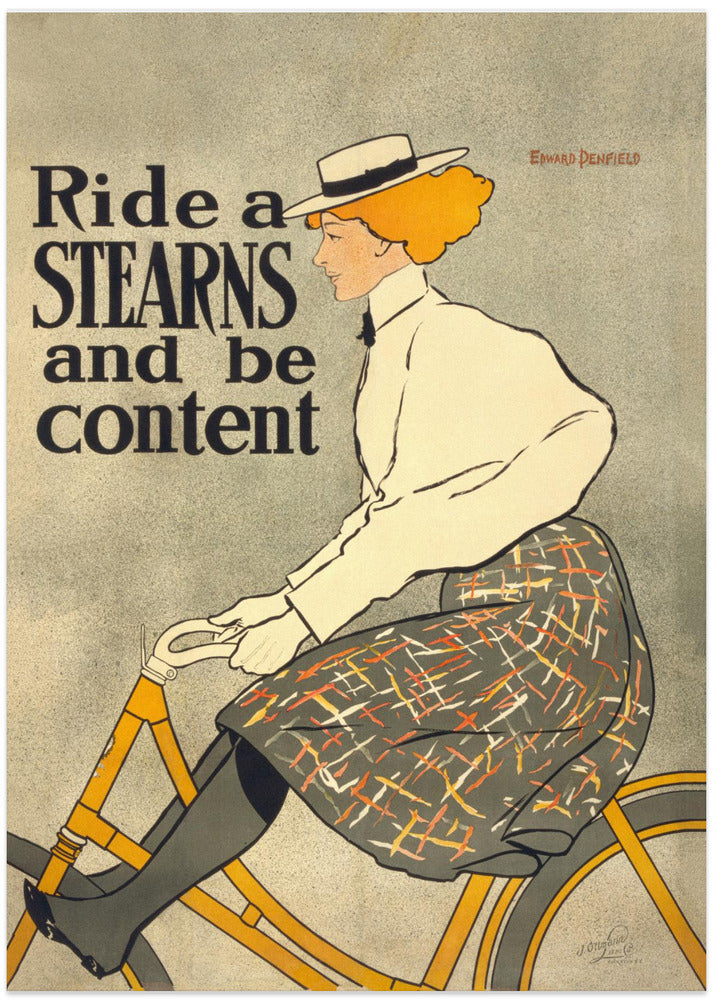 Ride a Stearns and Be Content (1896)