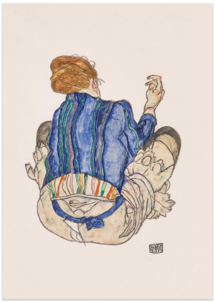 Seated Woman, Back View