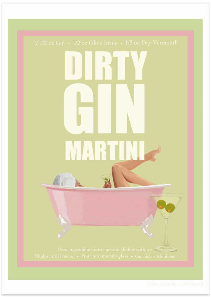 Jlr Cocktails- Dirty Gin Martini