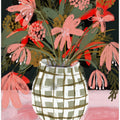 Petals in Patterned Vase