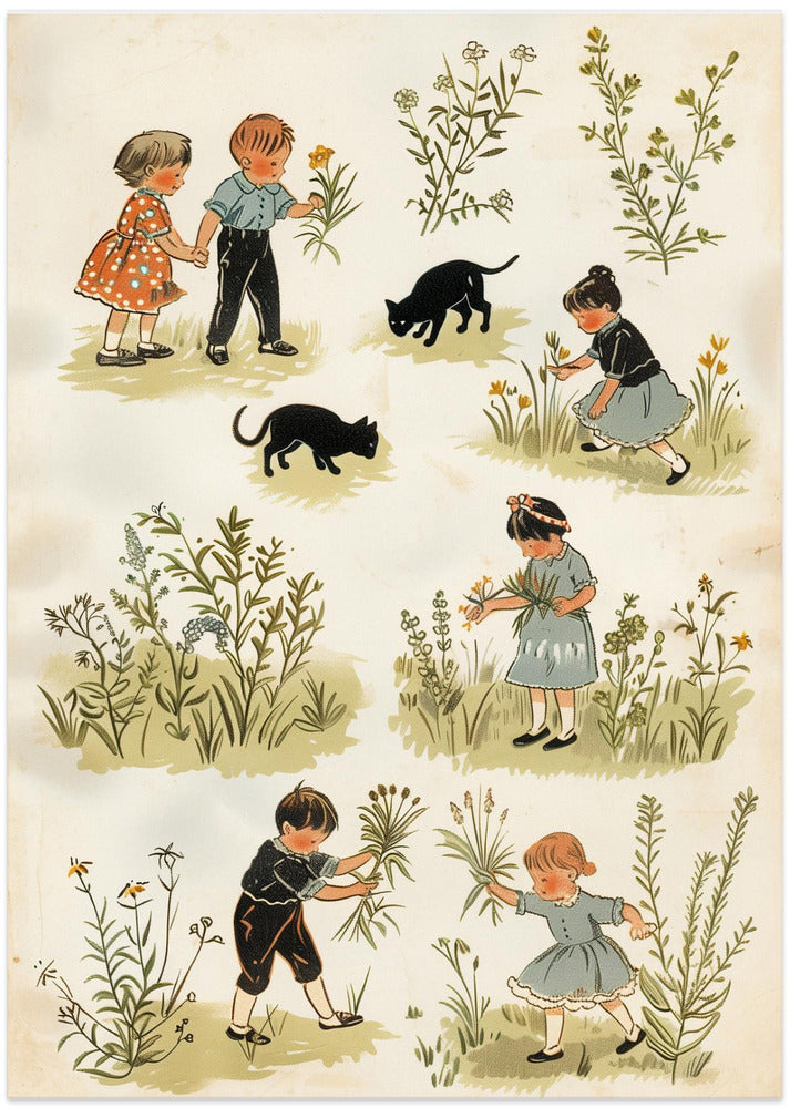 Kids Poster Vintage