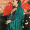 Young Woman With Ibis
