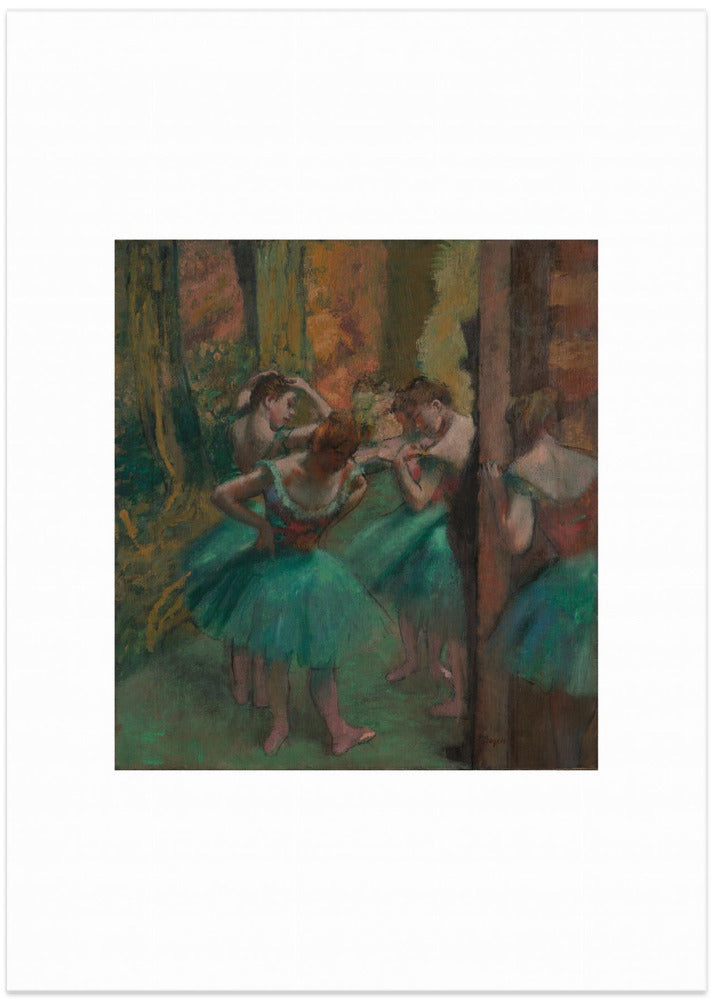 Dancers, Pink and Green No.2