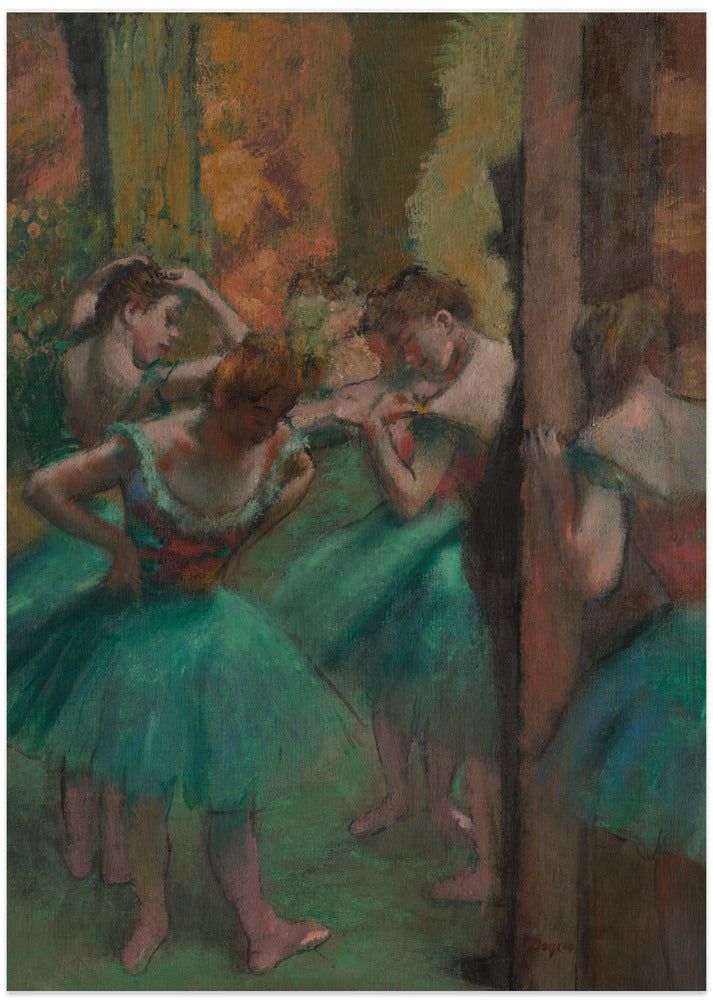 Dancers, Pink and Green