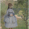 Girl With Dog By Claude Monet