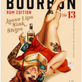 Babes of Bourbon Vol 13 Rum Drinking Pinup Girl Art