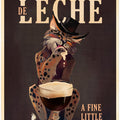 Bourbon De Leche Guinness Style Cat Art