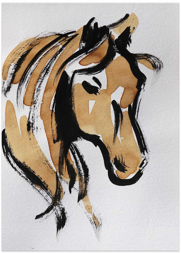 Brushstroke Horse