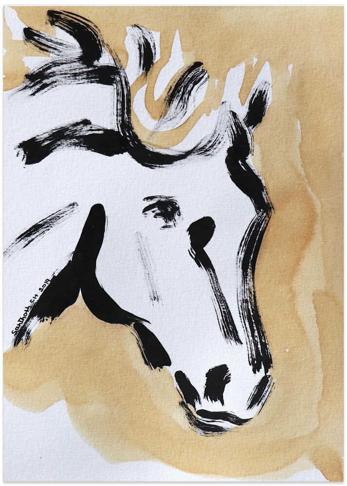 Bold Equine Brushwork