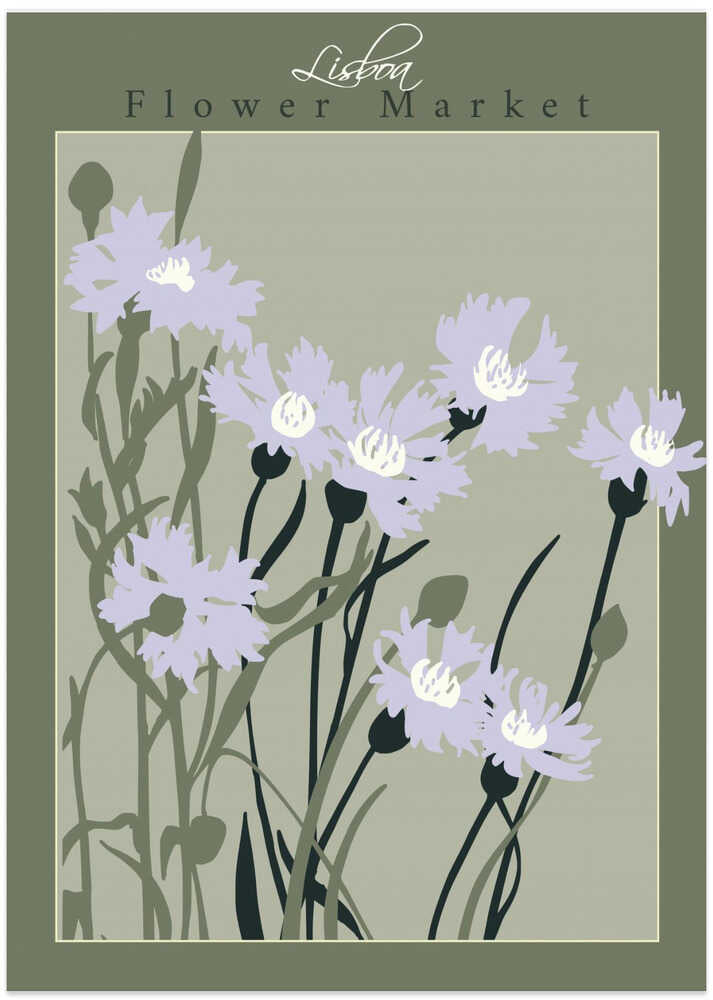 Flower Market Lisboa Cornflower