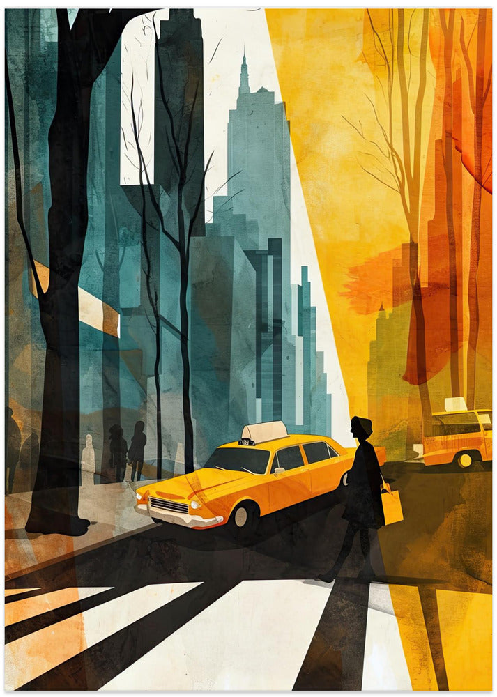 New York City  Watercolor Digital Painting (5)