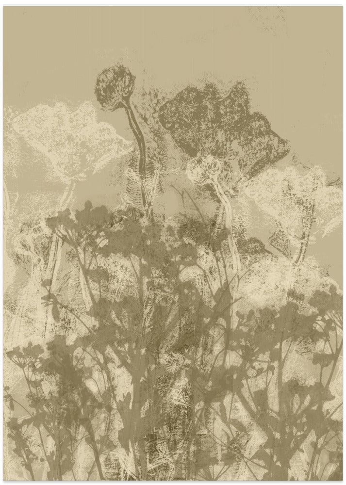 Misty Meadow. Abstract Botanical Art No.5