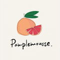 Modern French Fruits Collection "Grapefruit / Pamplemousse"