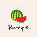 Modern French Fruits Collection "Watermelon / Pastèque"