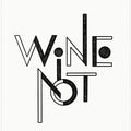 Wine Not hand-drawn text & quote