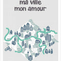 ma ville mon amour; City life collection soft grey